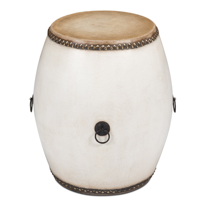 Sarreid Ltd Solid Wood Drum End Table Wayfair